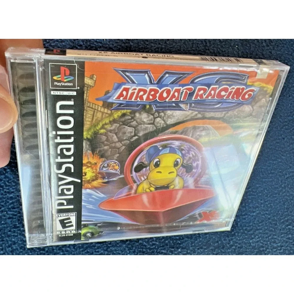LQQK New PlayStation‎ 1 XS Airboat Racing Video Game Sony PS1 Factory Sealed!